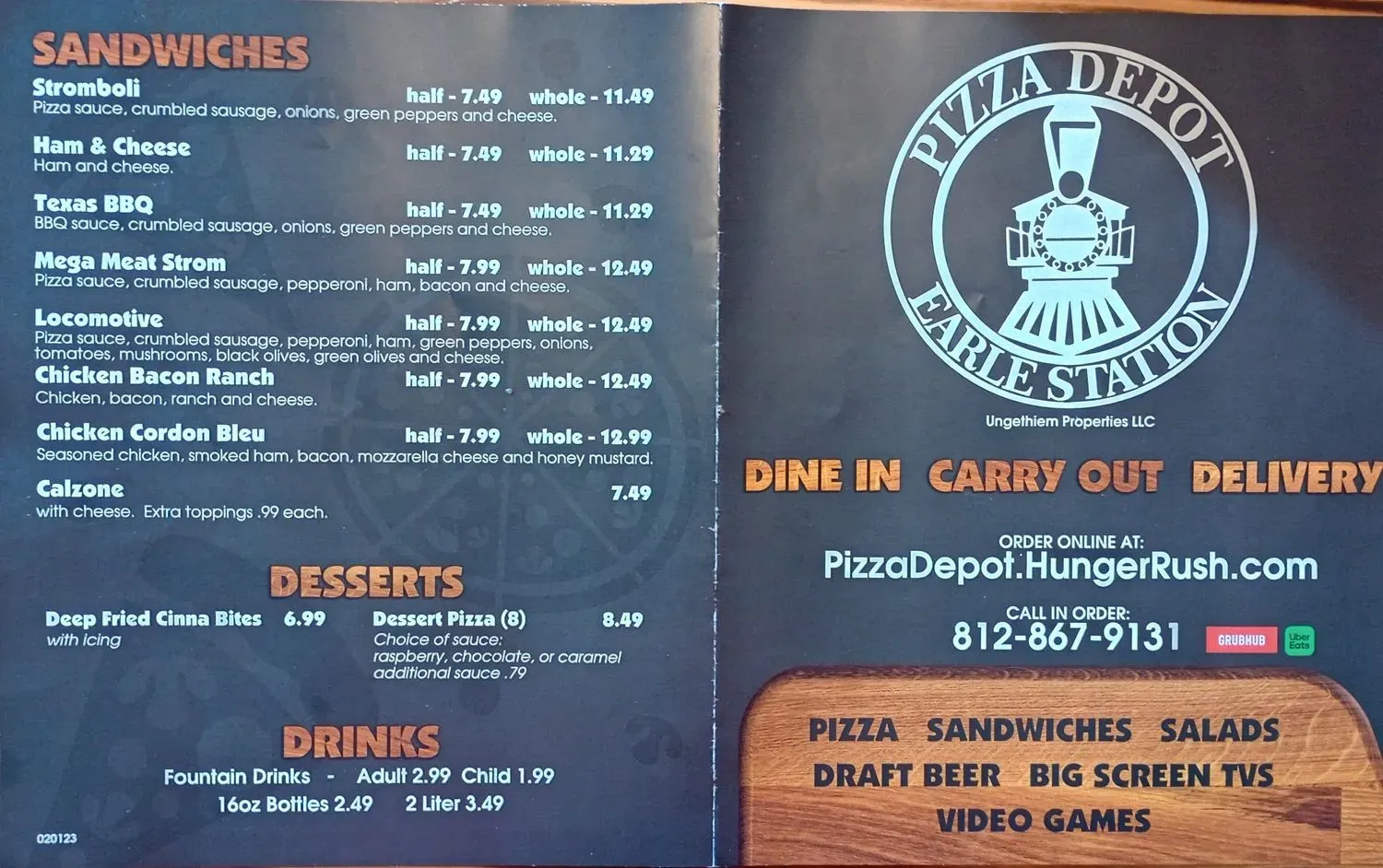 Menu 2