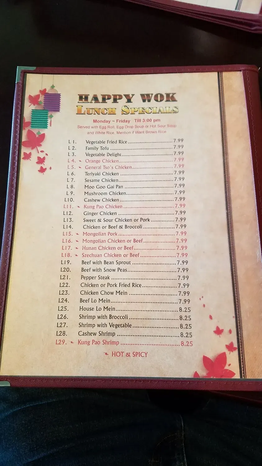 Menu 2