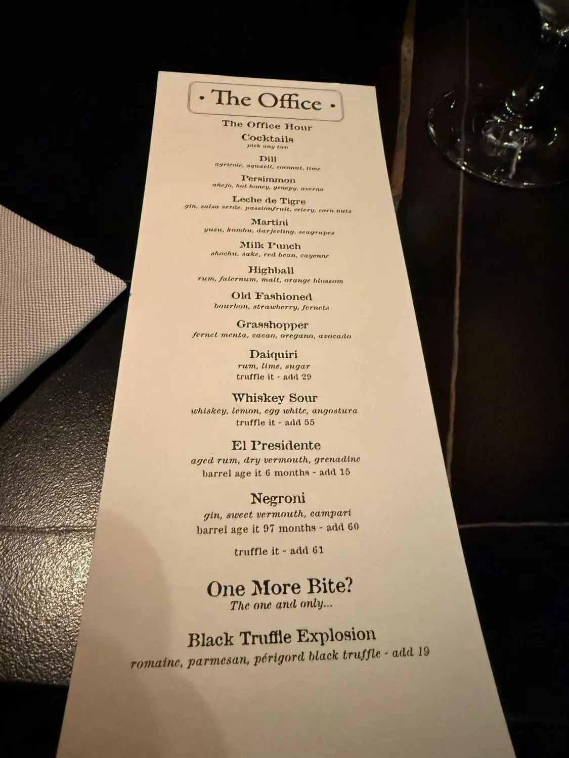 Menu 5