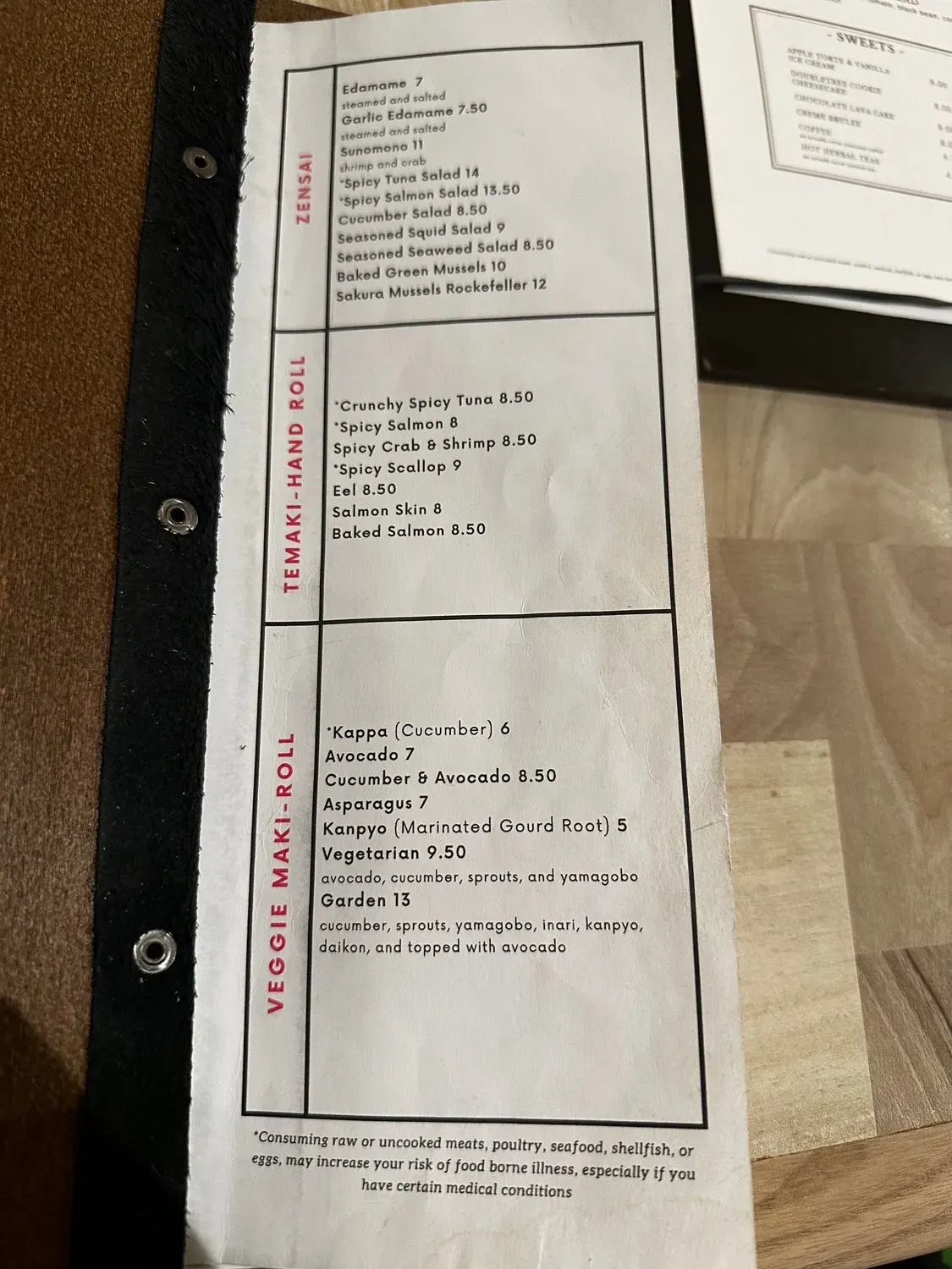 Menu 4