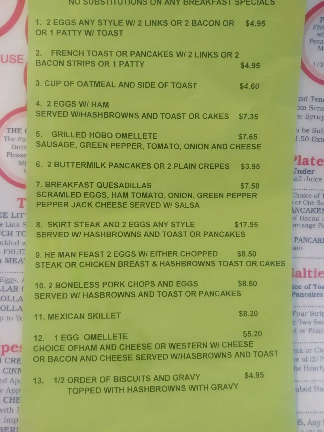 Menu 5