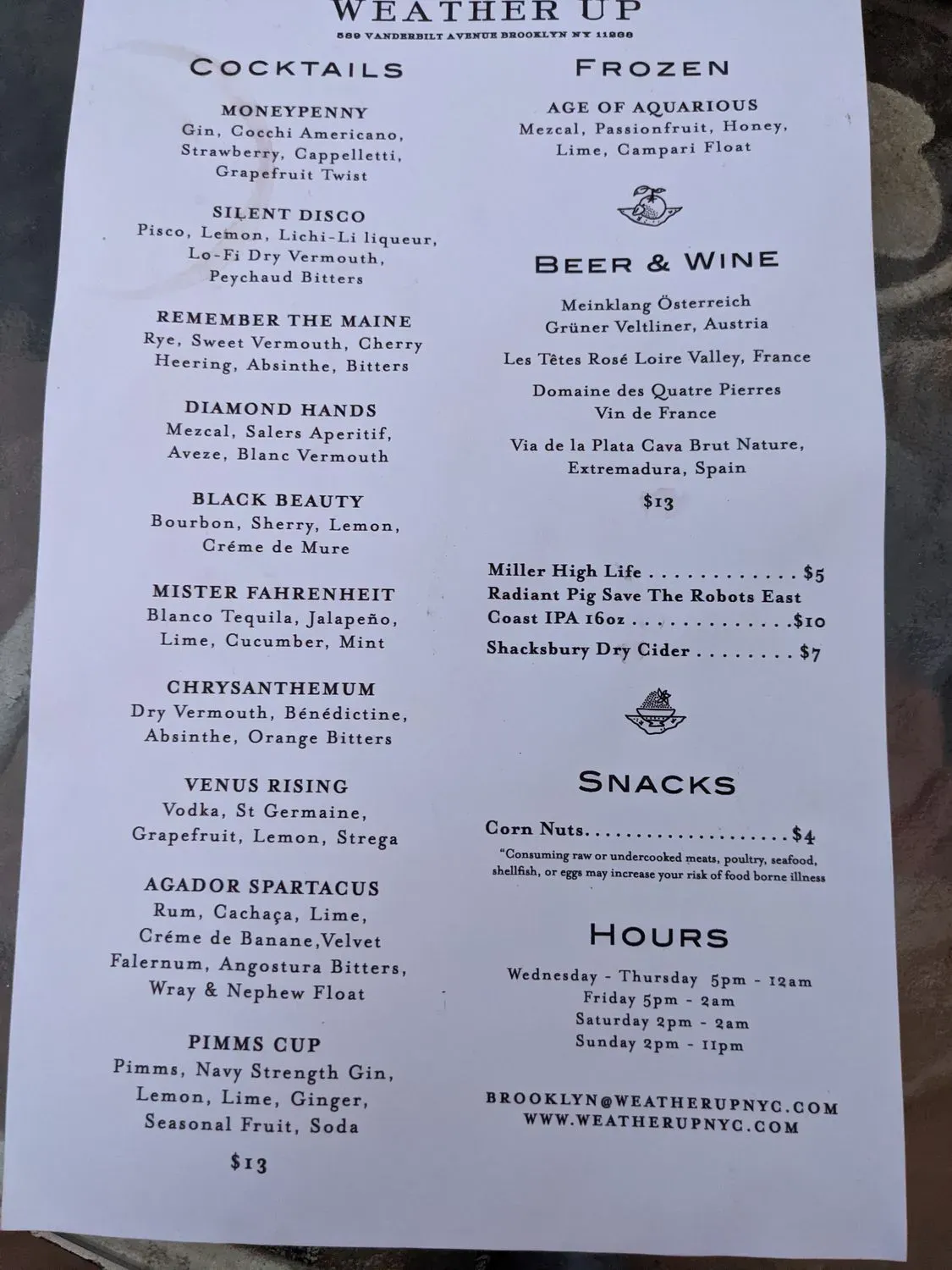 Menu 4