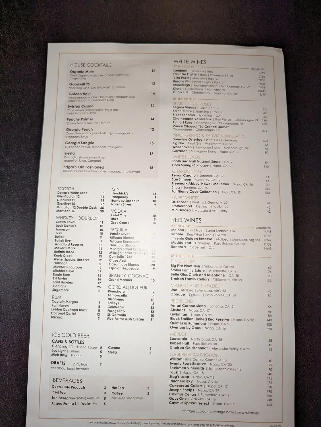 Menu 2