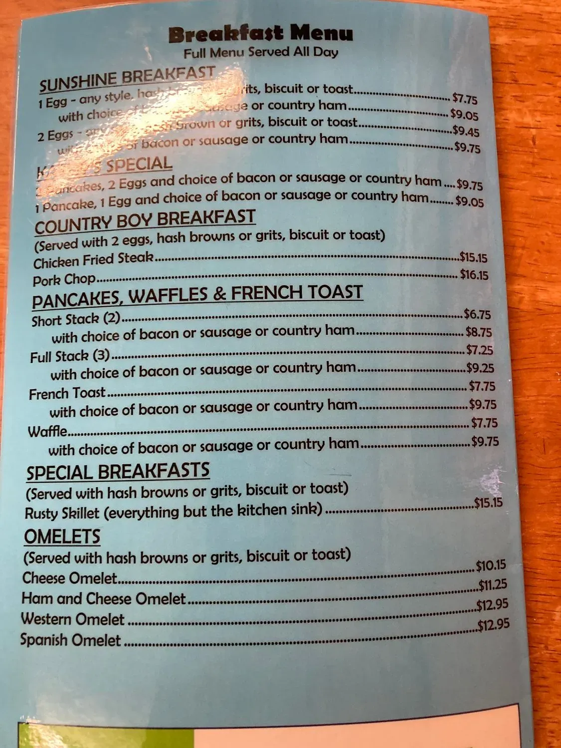 Menu 4