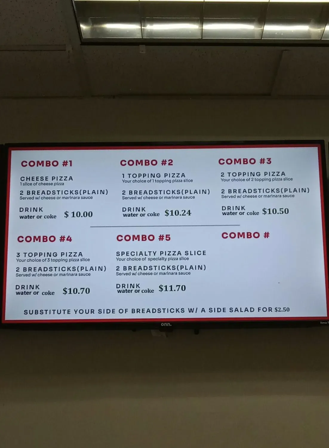 Menu 3