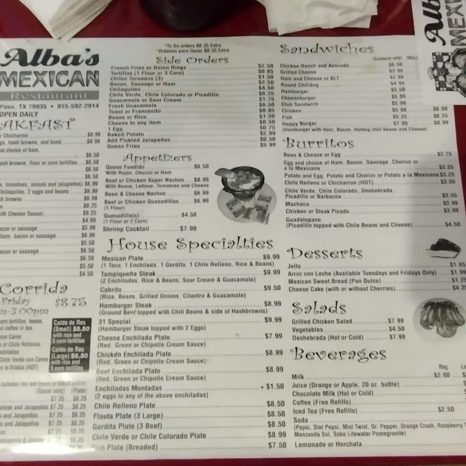 Menu 3