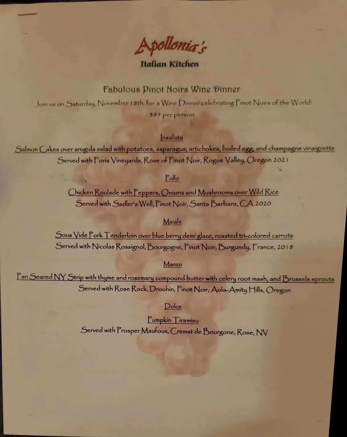 Menu 5