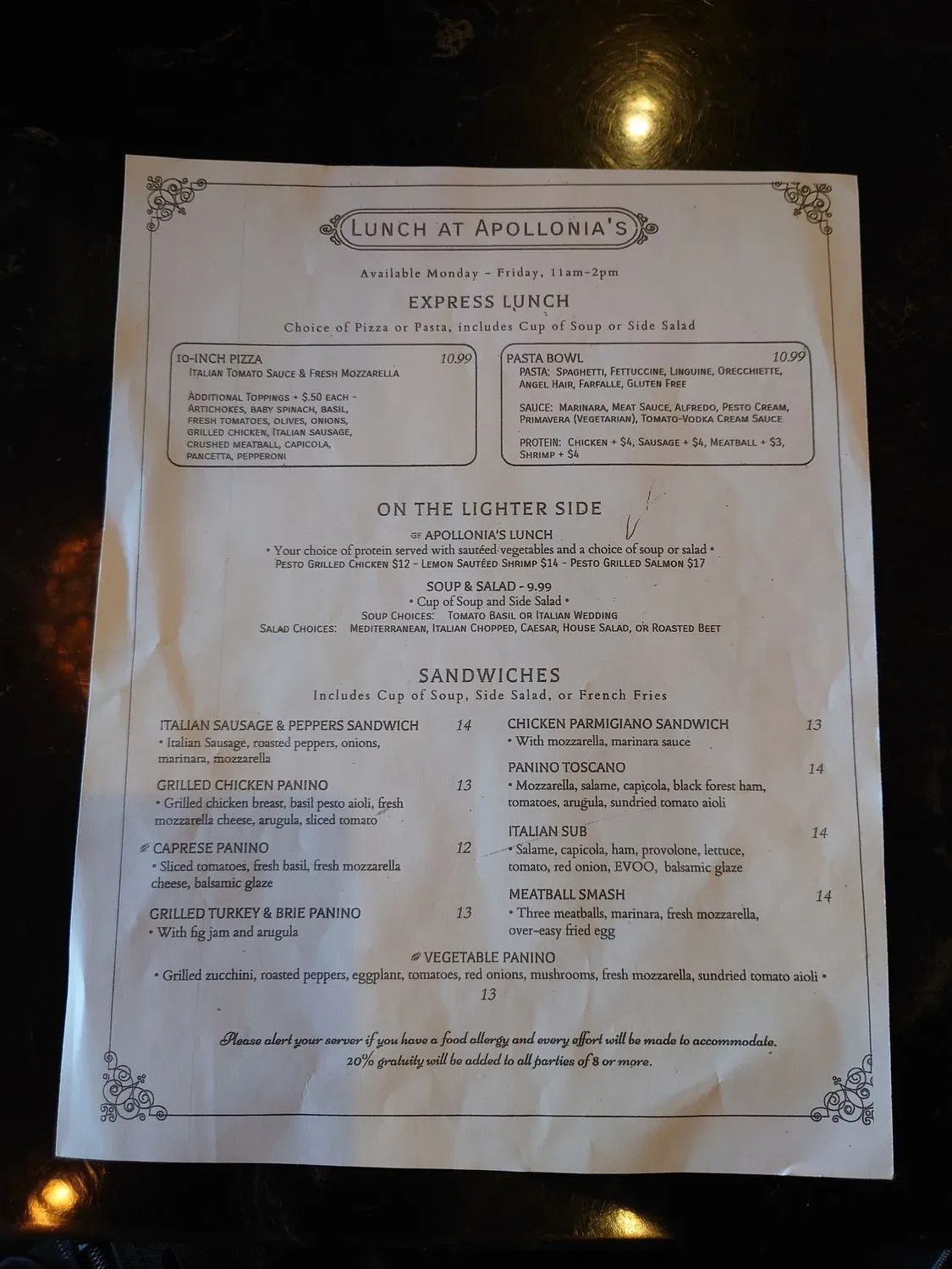 Menu 3