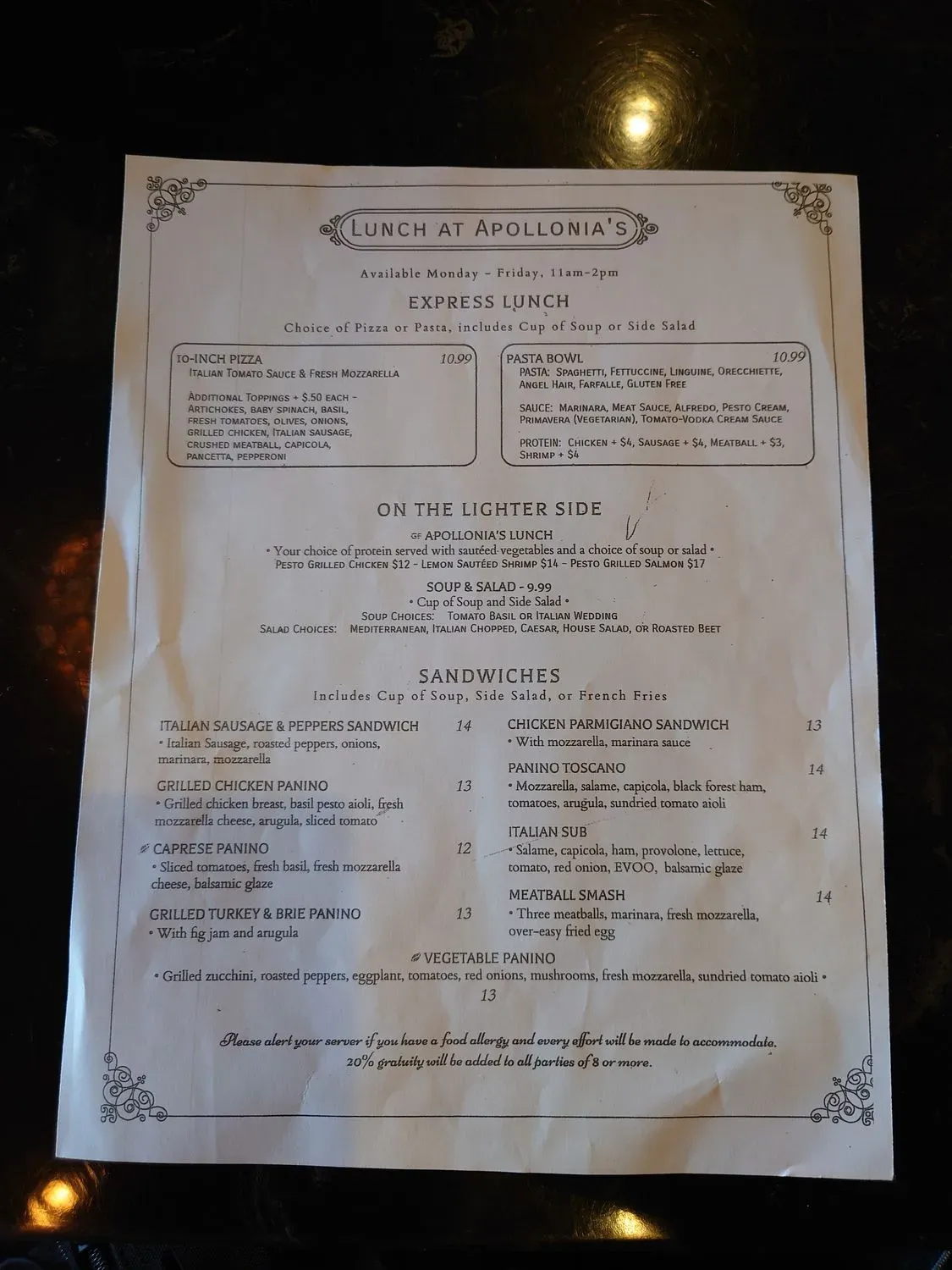 Menu 3