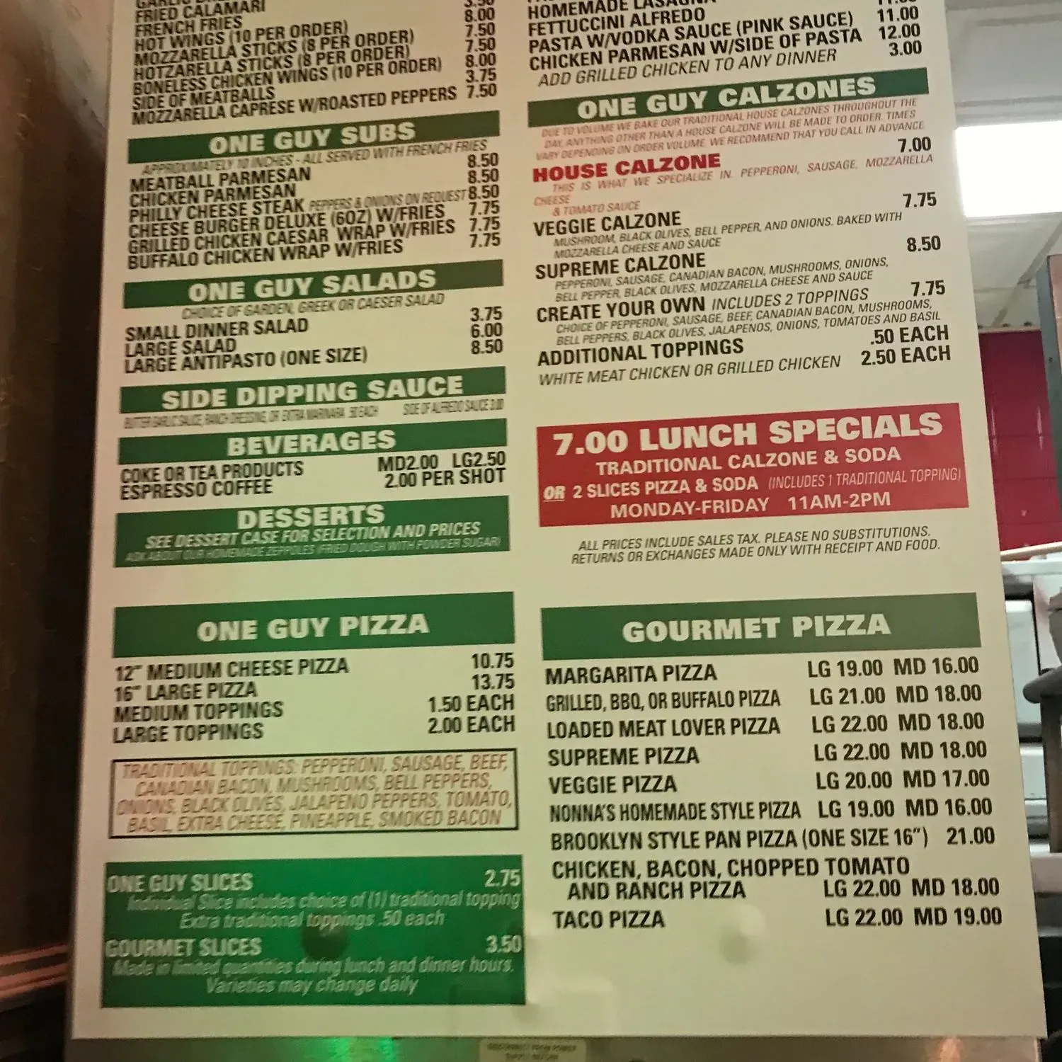 Menu 3