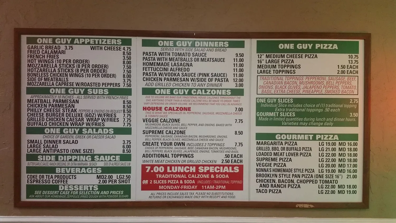 Menu 4