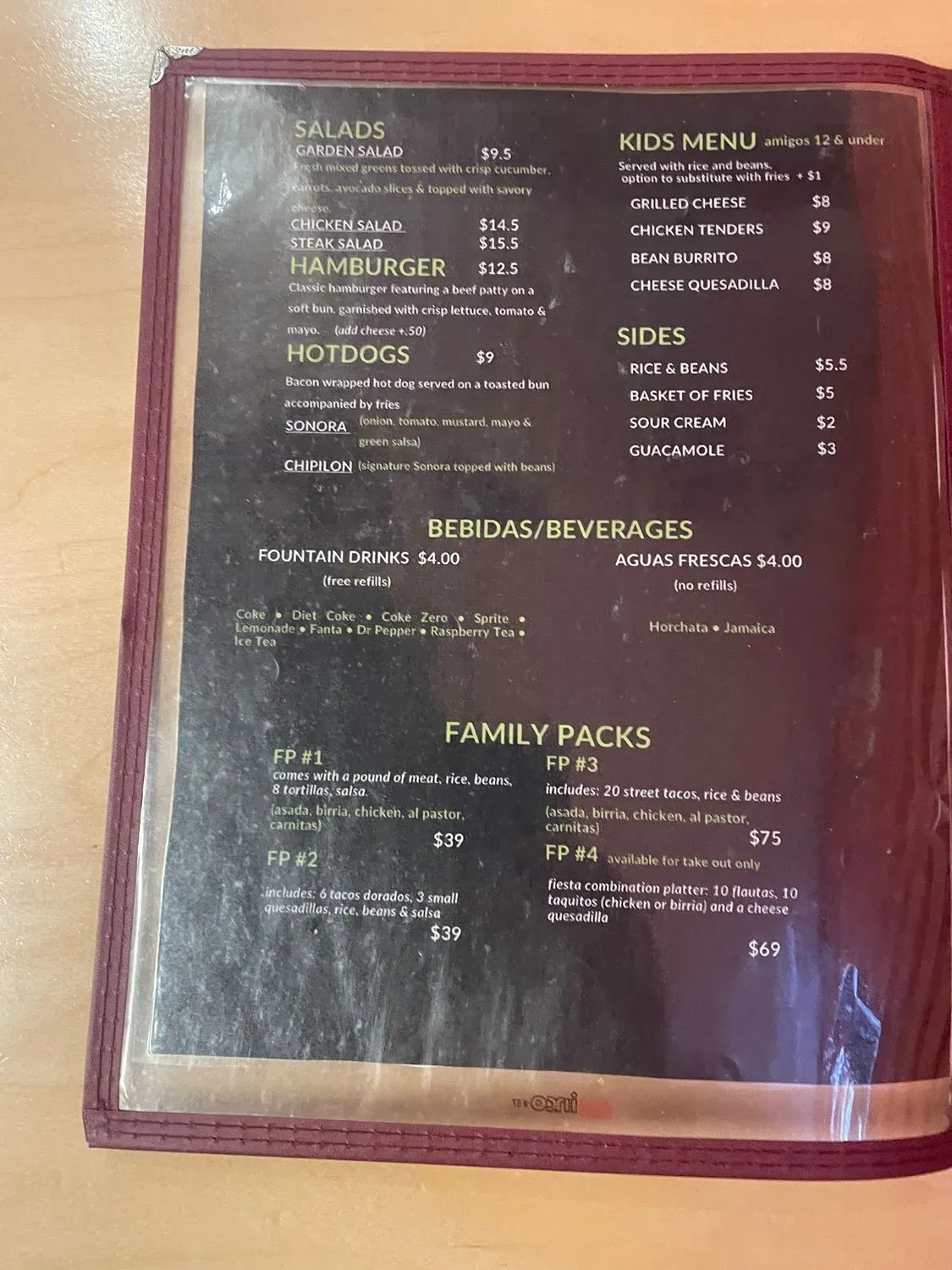 Menu 3