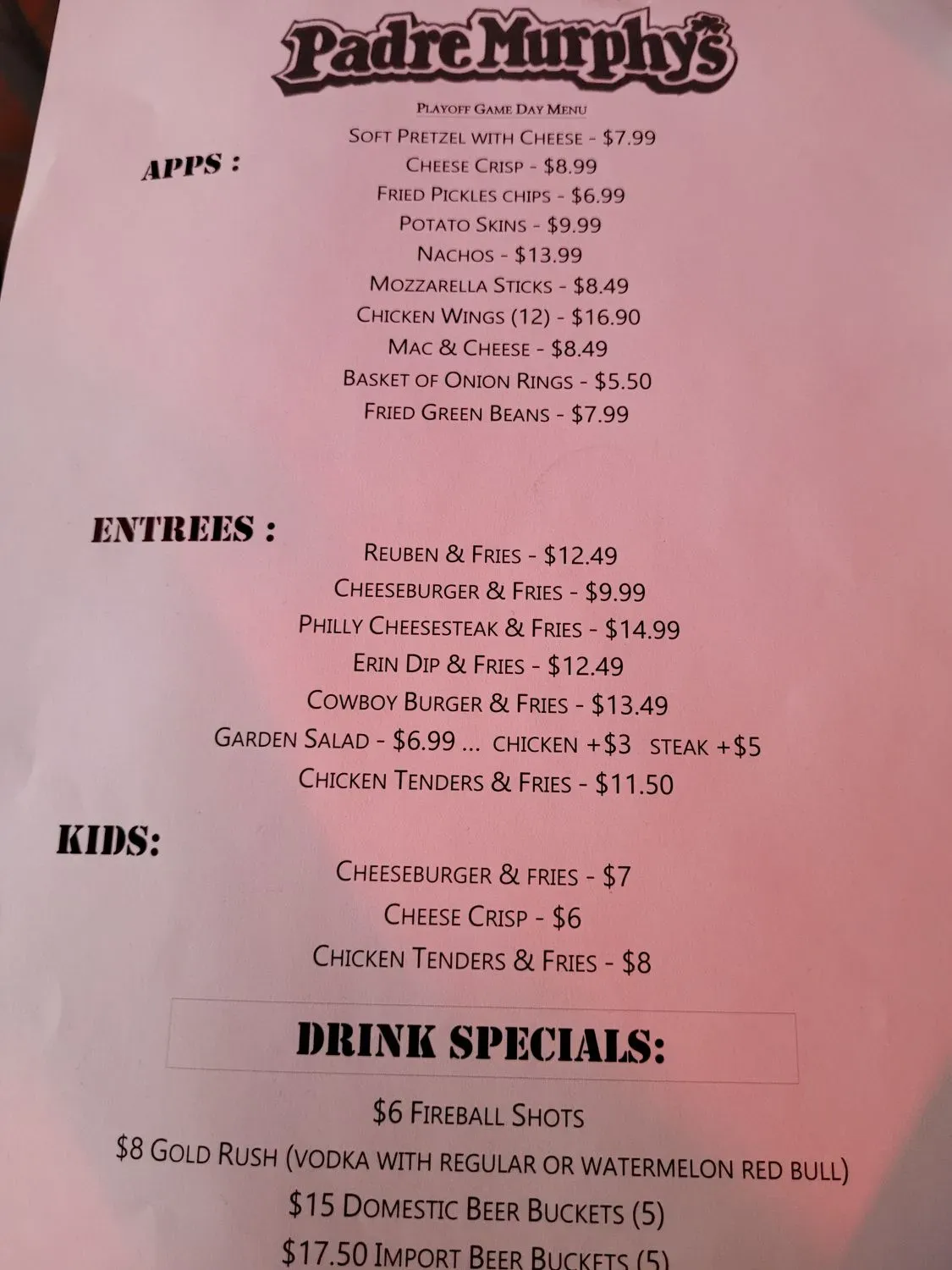 Menu 2