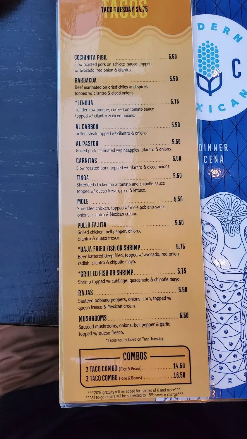 Menu 4