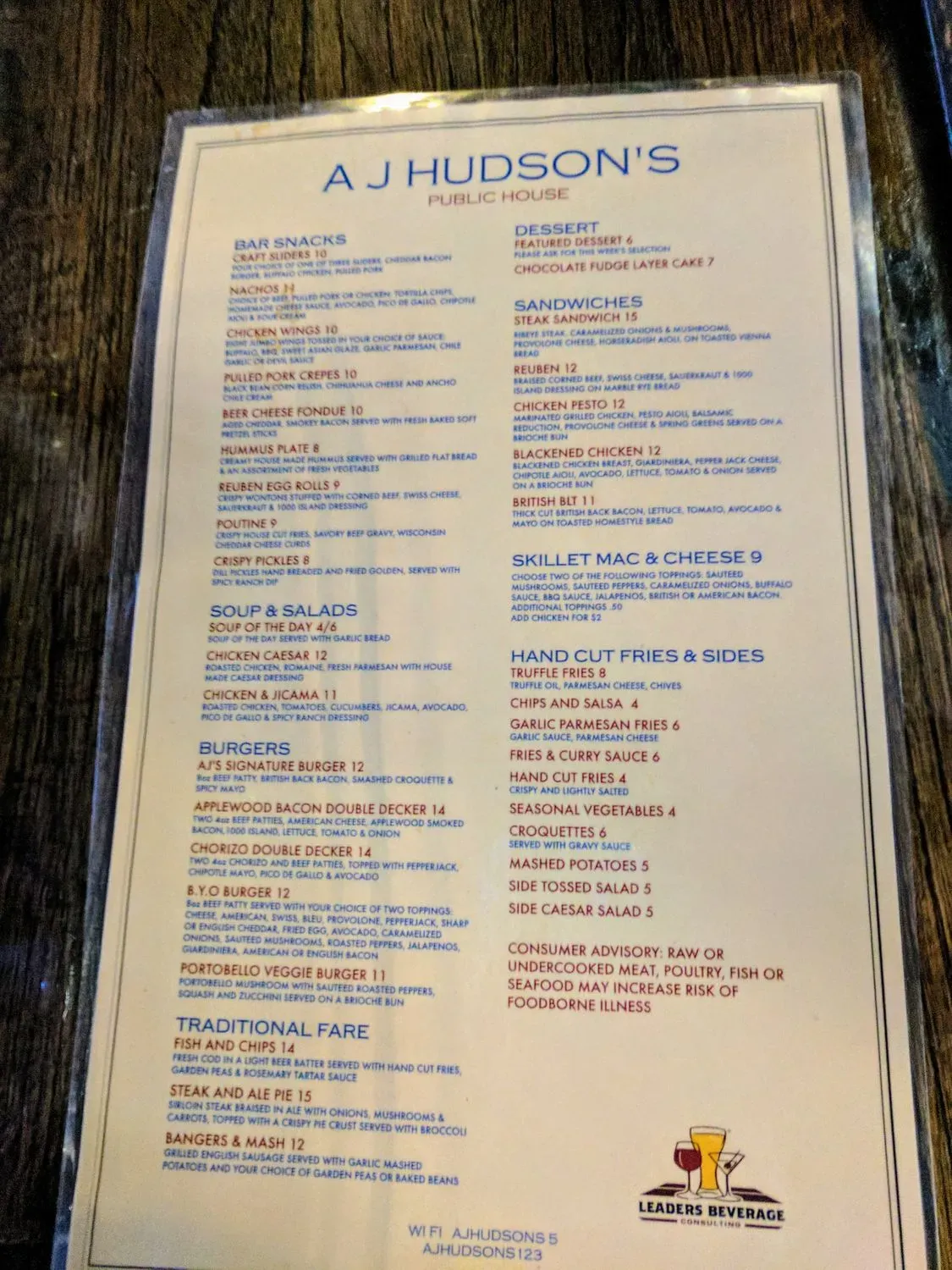 Menu 5