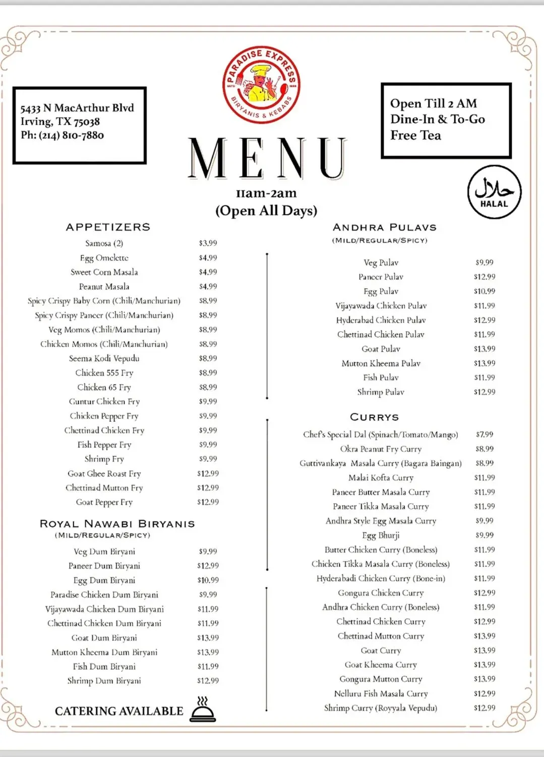 Menu 3