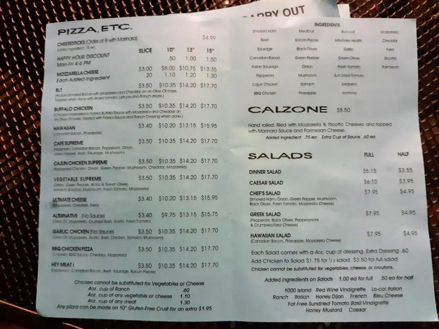 Menu 2