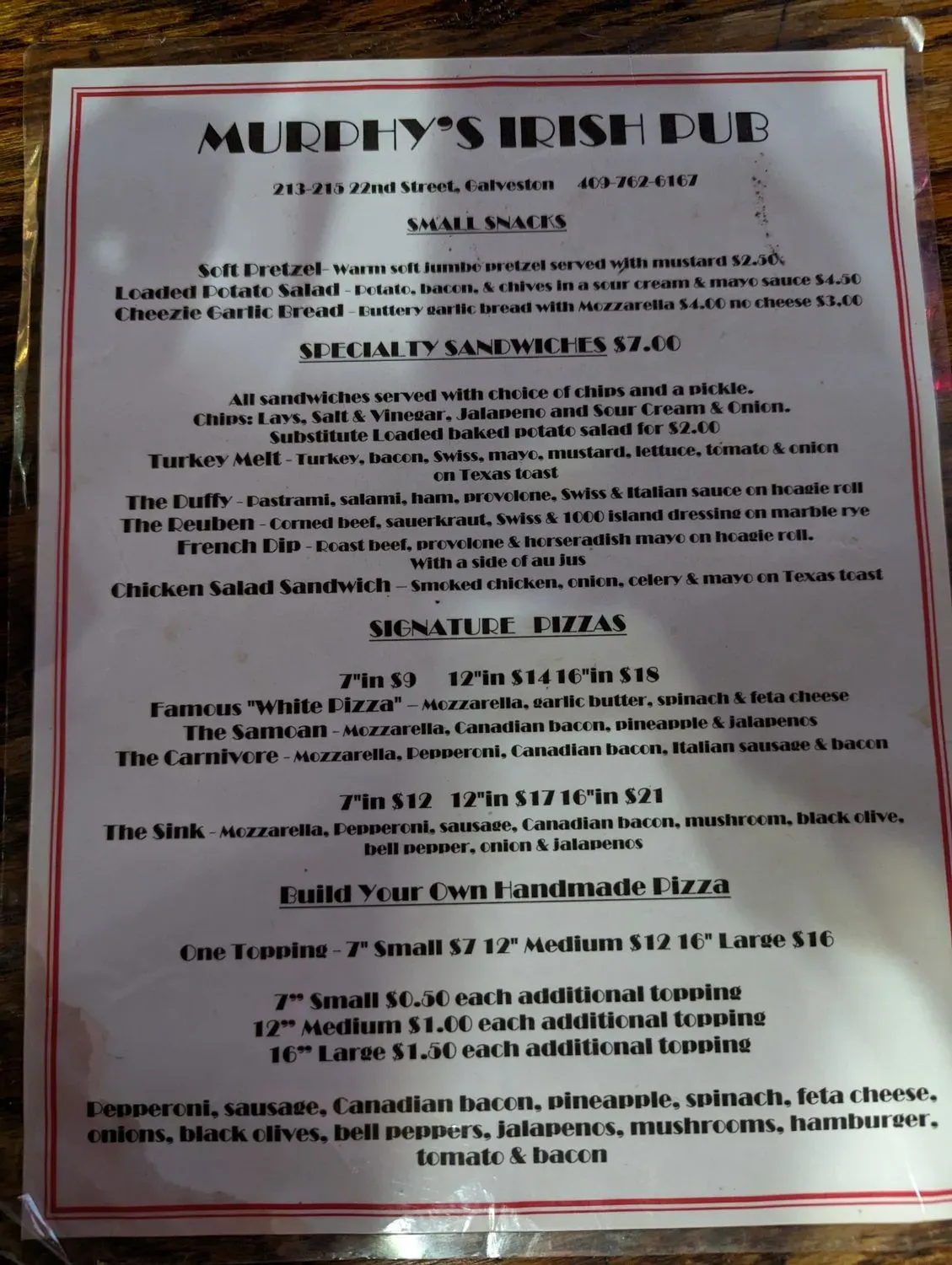 Menu 2