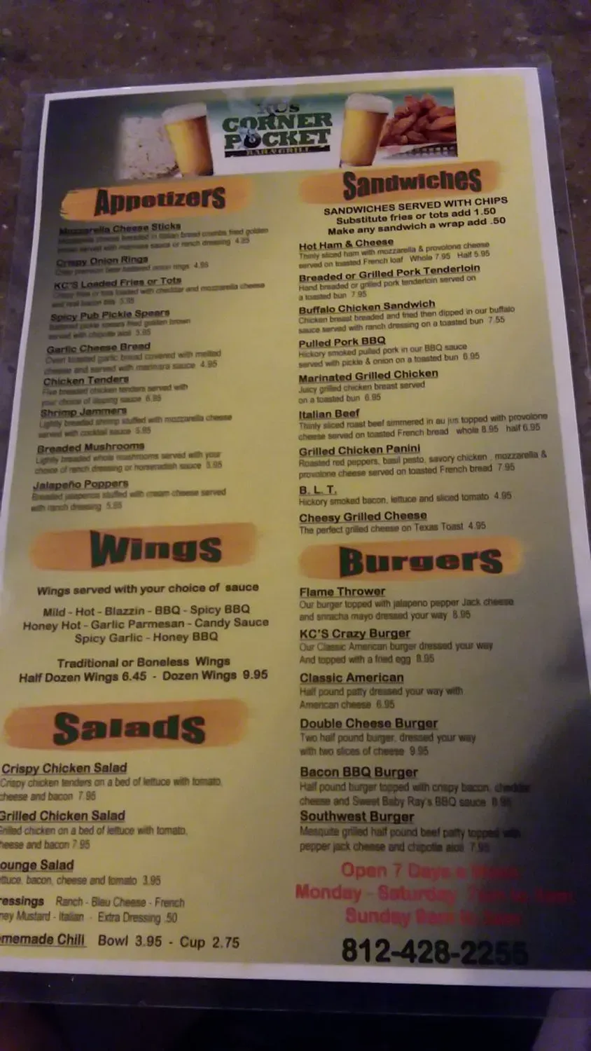 Menu 4