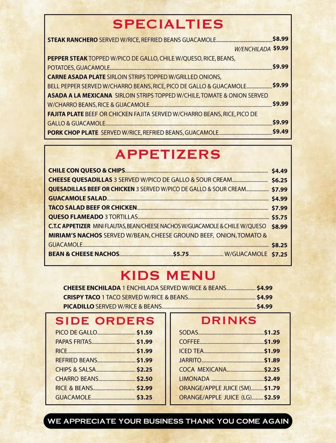 Menu 2