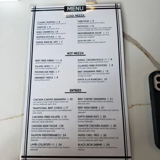 Menu 6