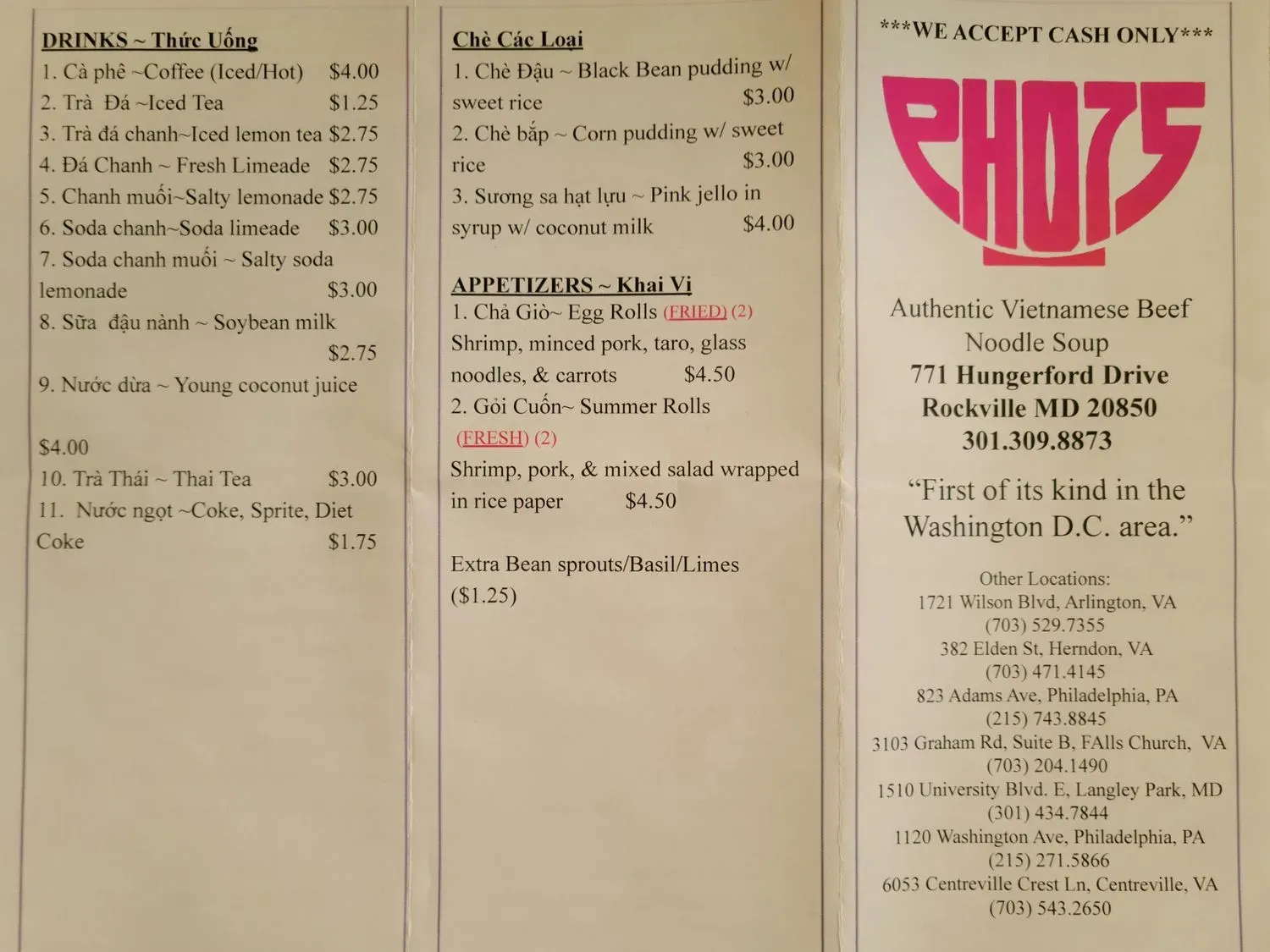 Menu 2