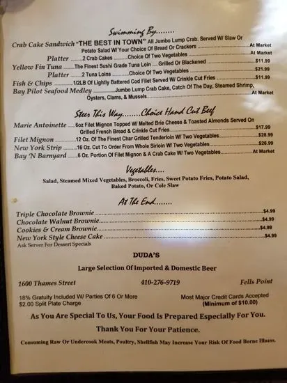 Menu 6