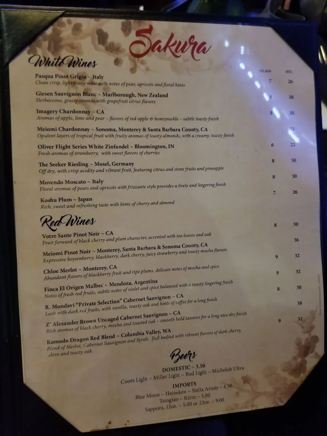 Menu 6