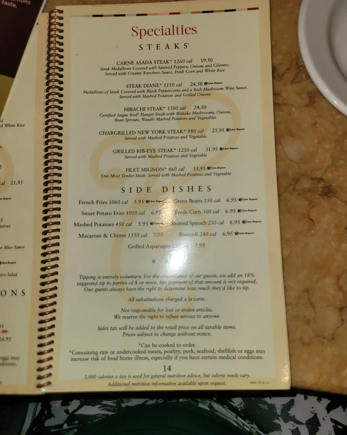 Menu 6