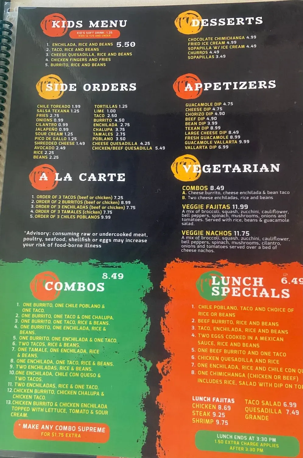 Menu 3