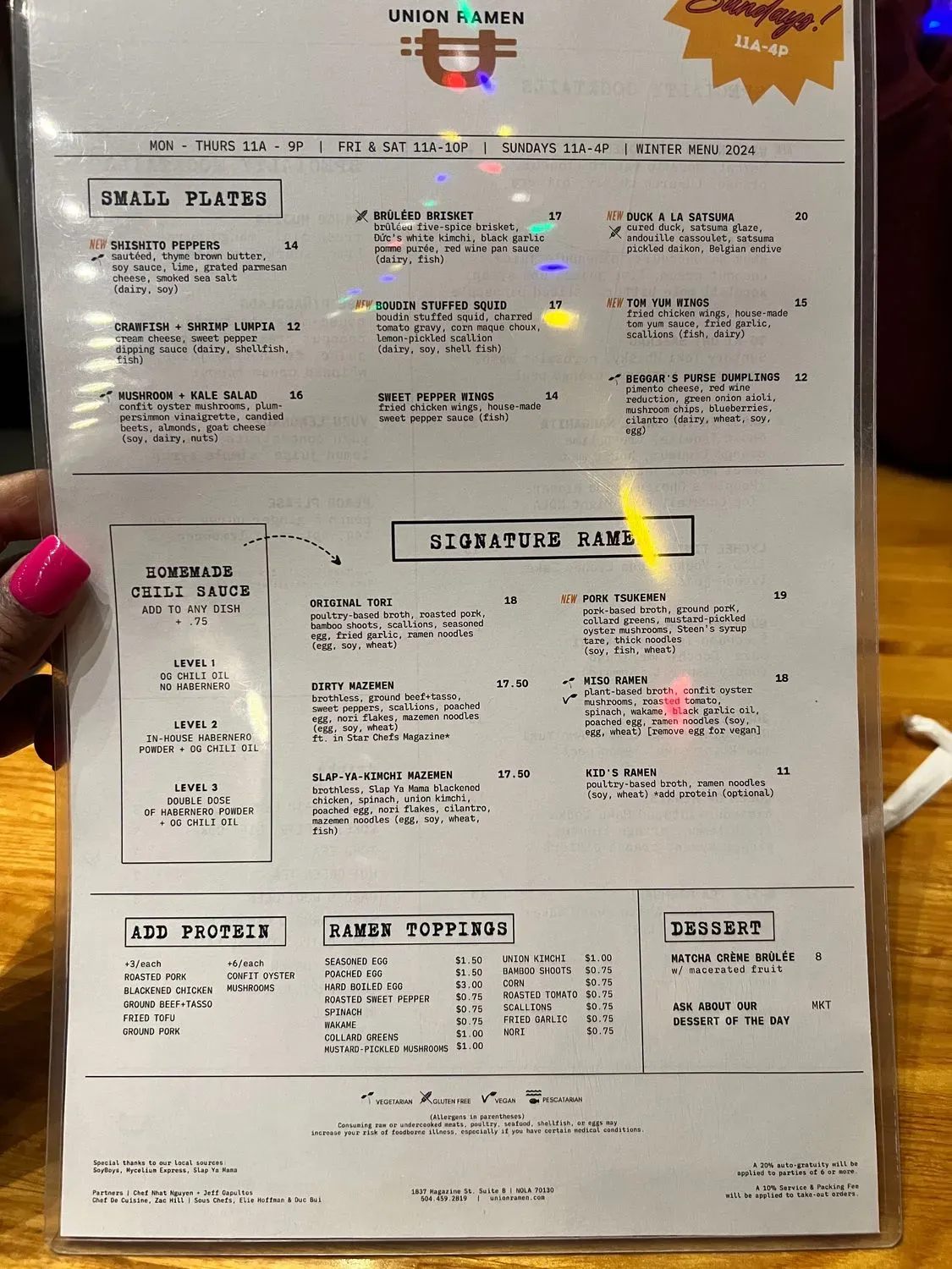 Menu 6