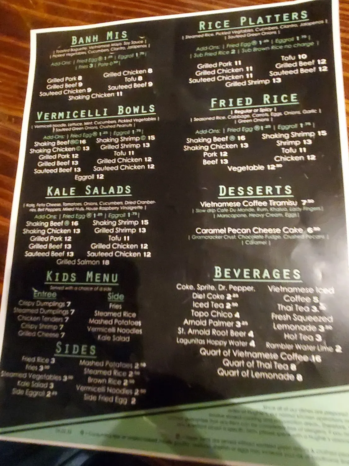 Menu 2