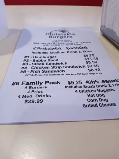 Menu 4