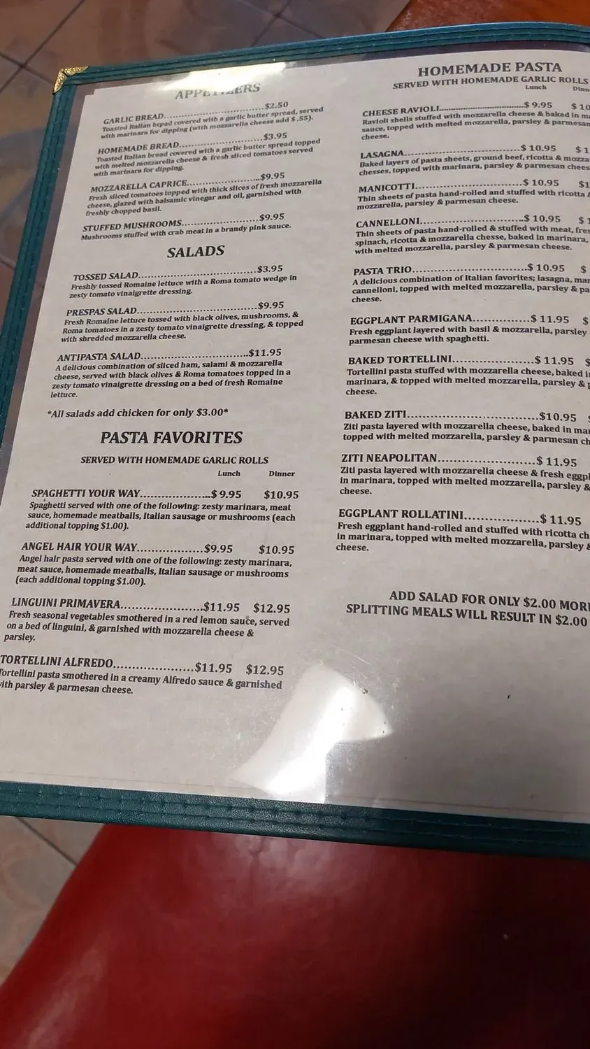 Menu 2