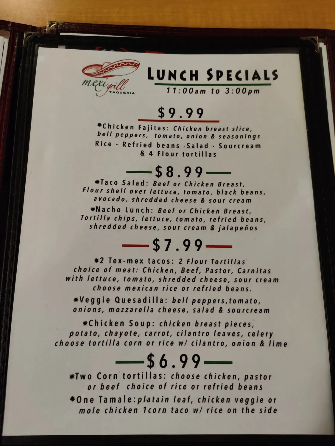 Menu 4