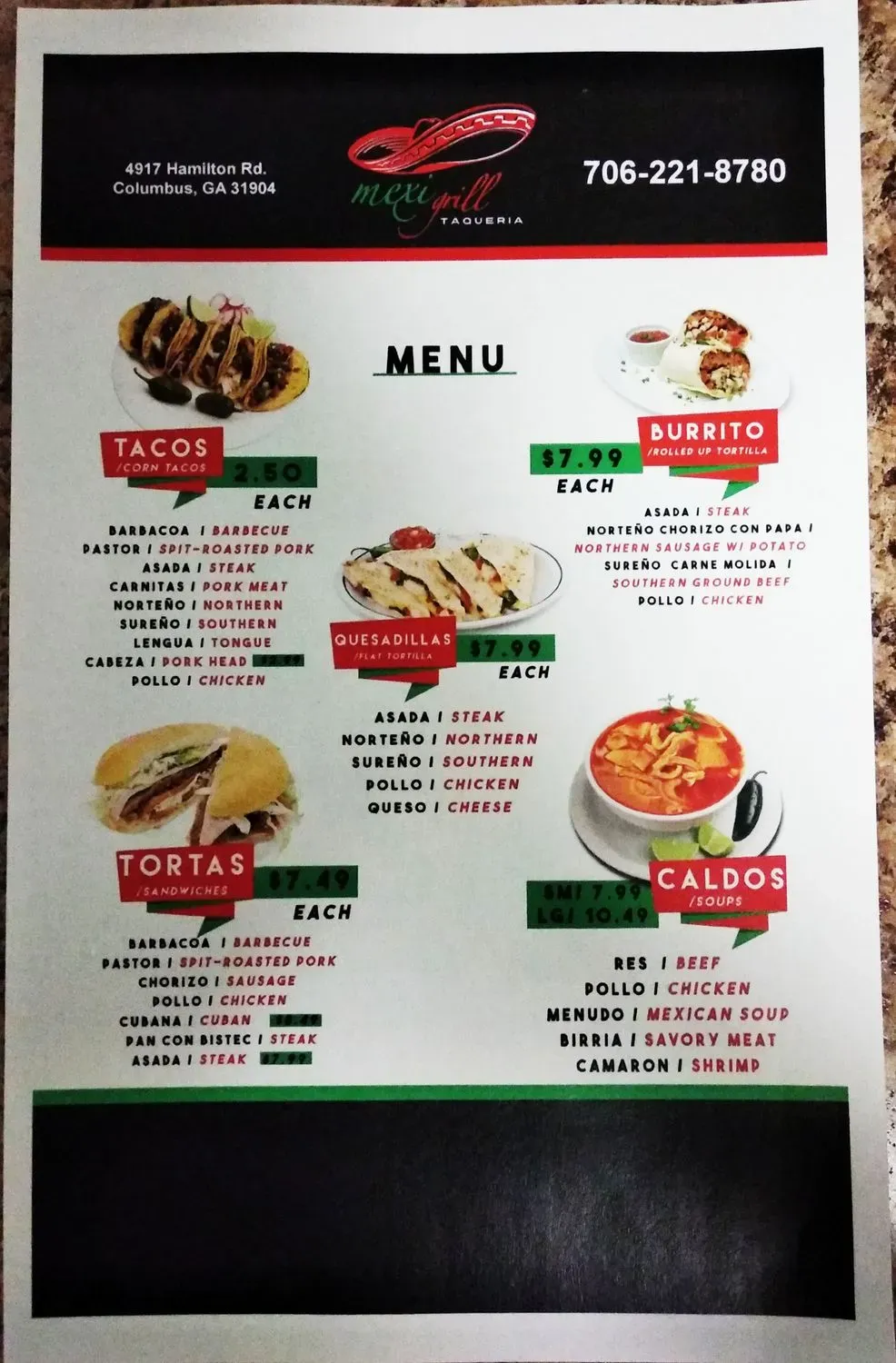 Menu 6