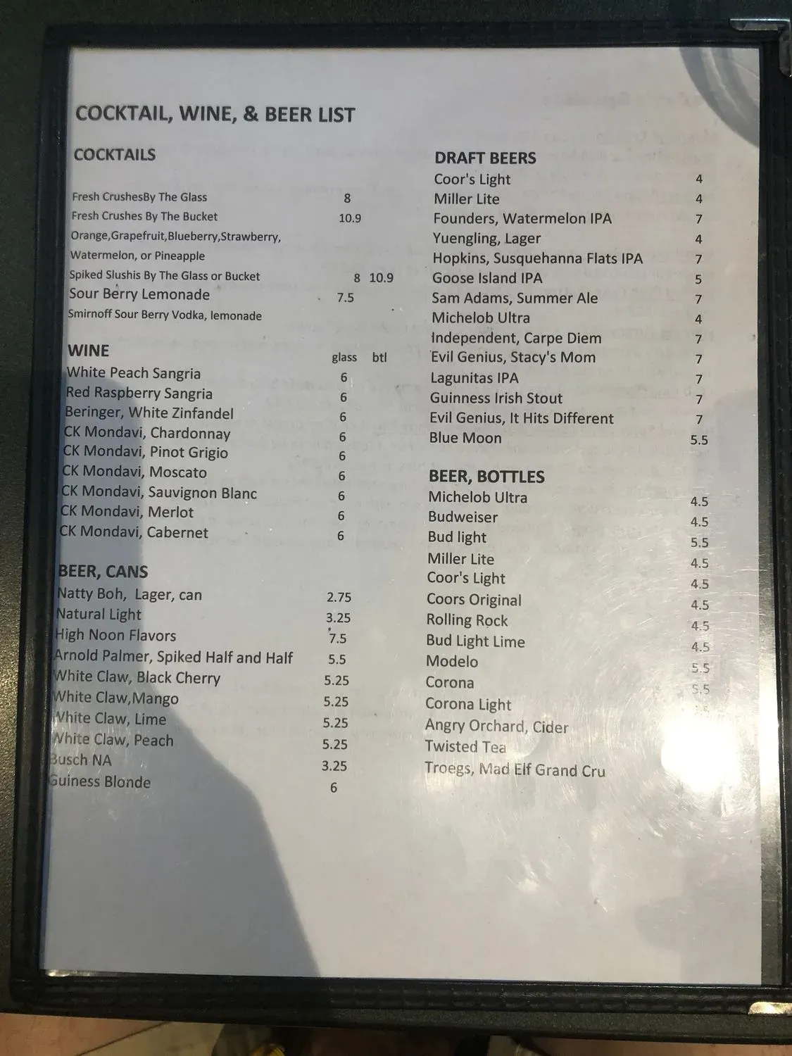 Menu 3