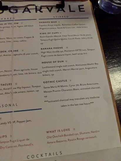 Menu 5