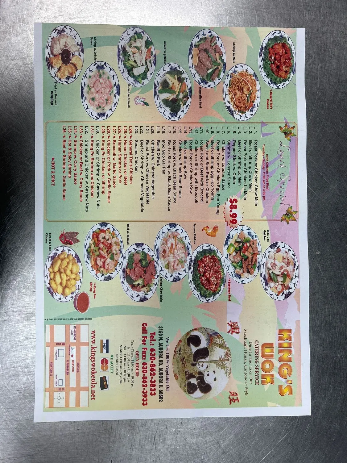 Menu 2