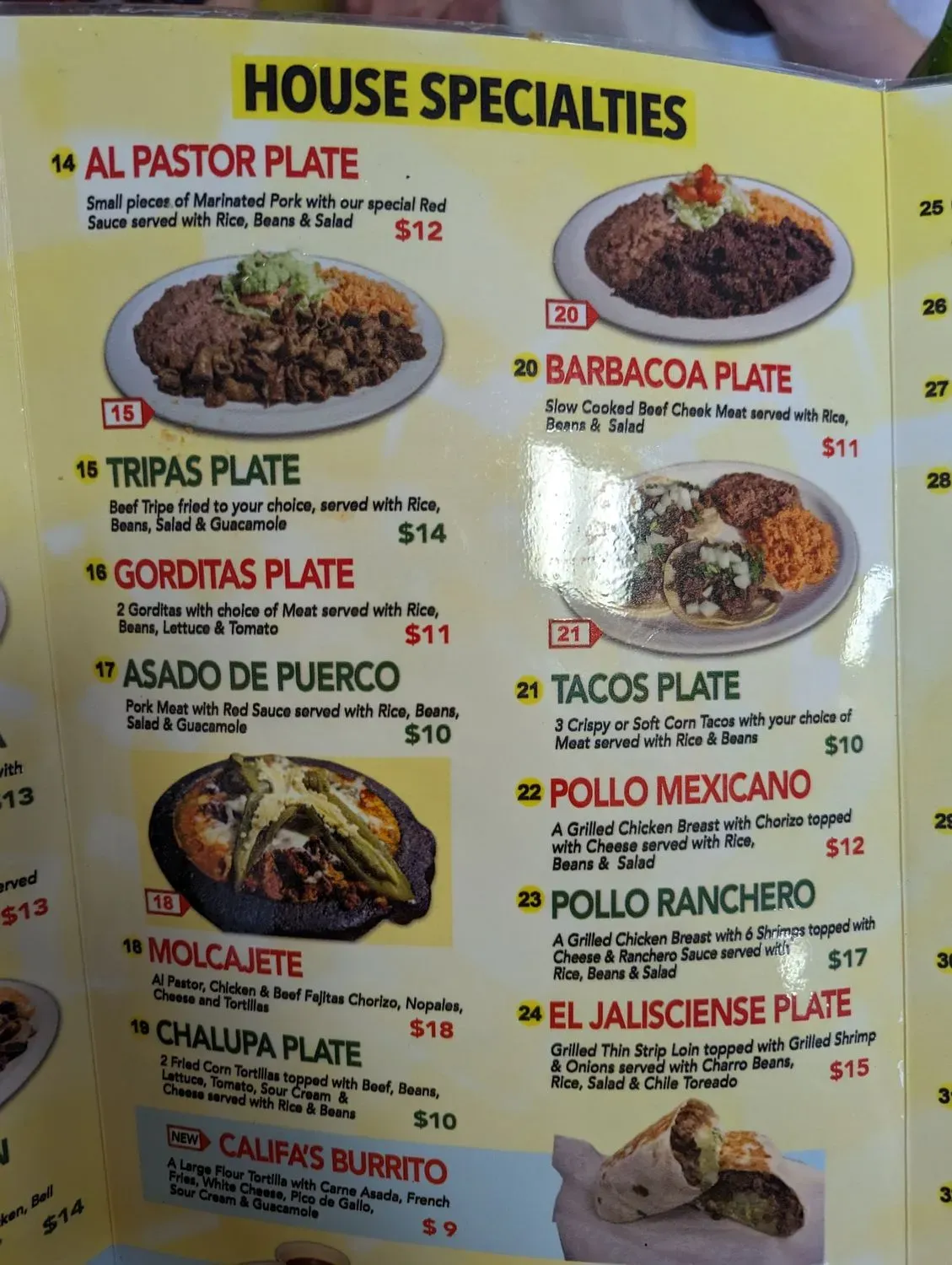 Menu 6