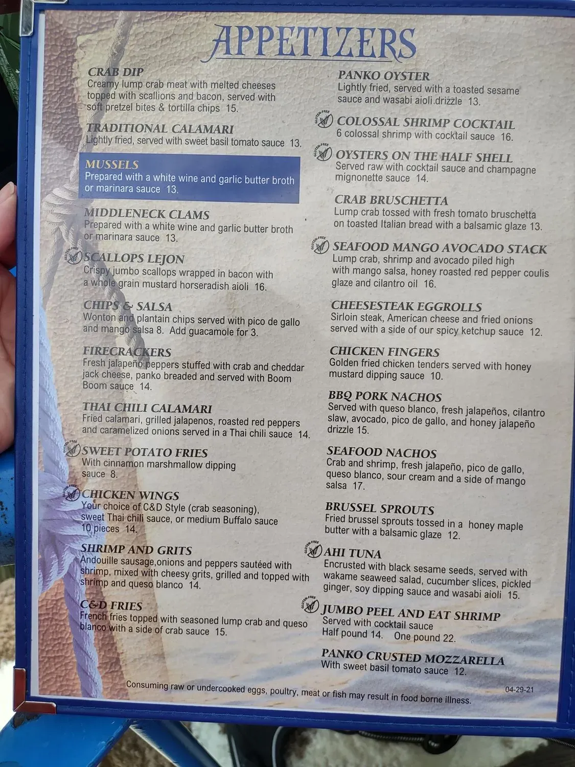 Menu 4