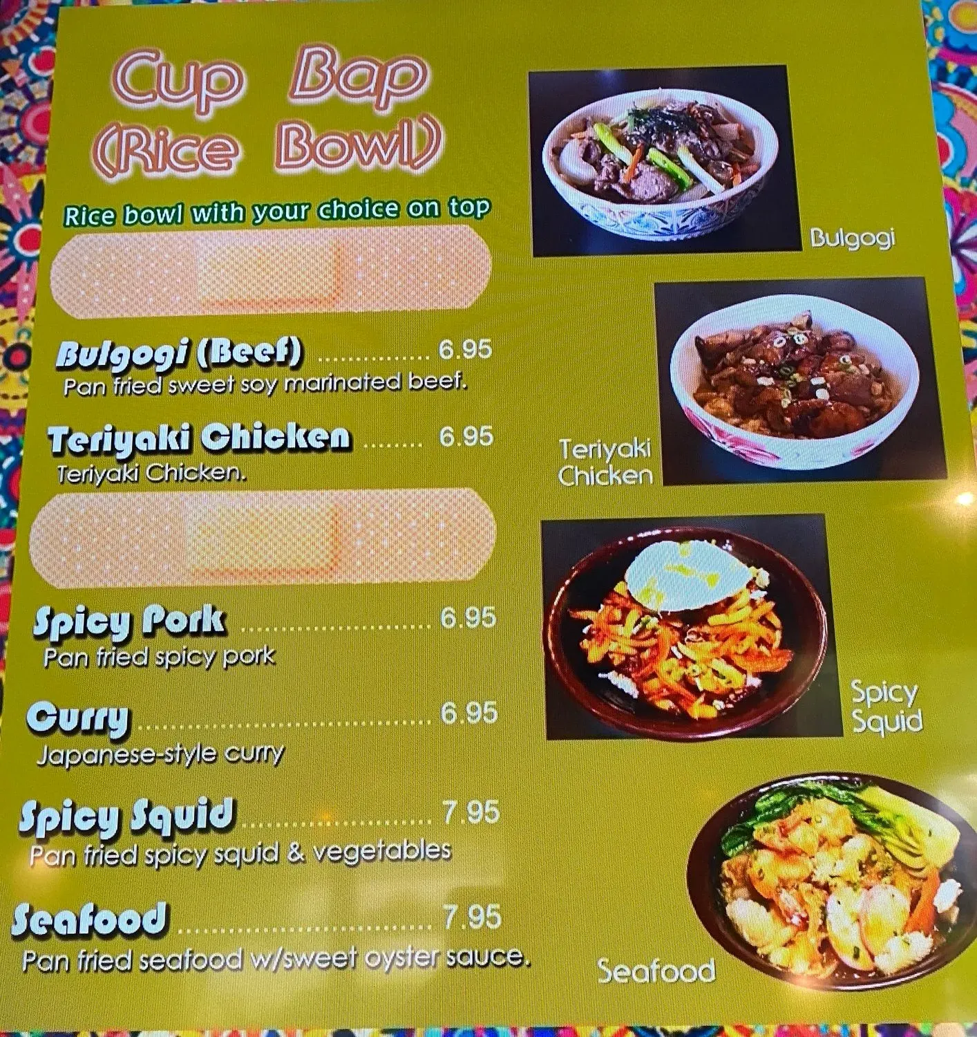 Menu 2