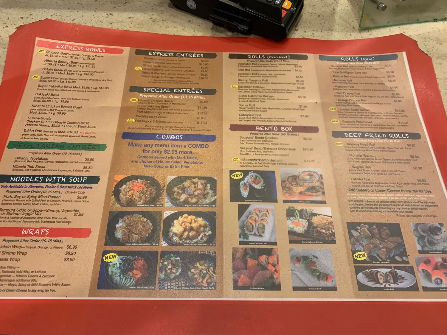 Menu 4