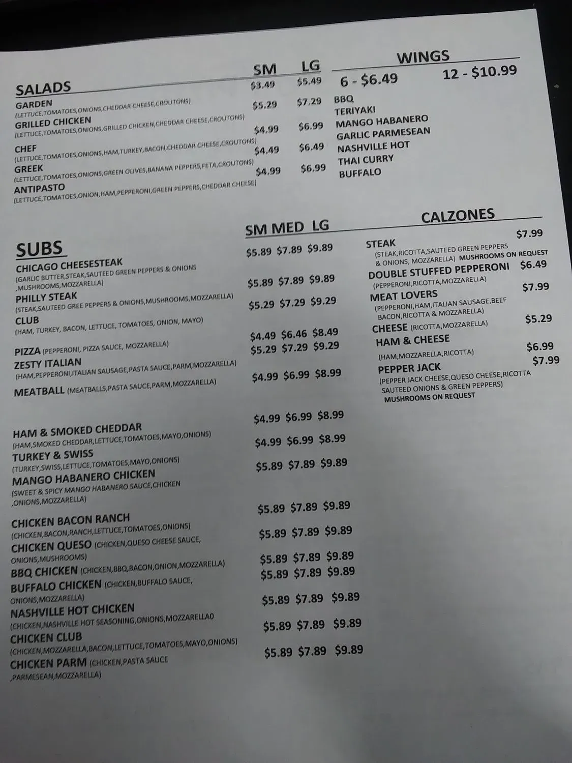 Menu 3