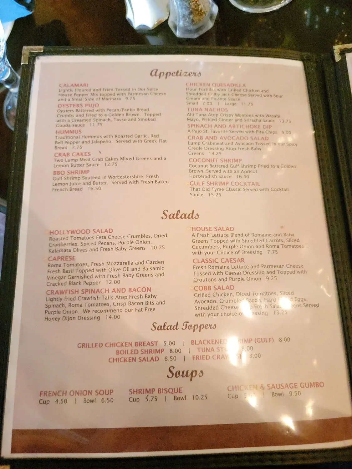 Menu 6