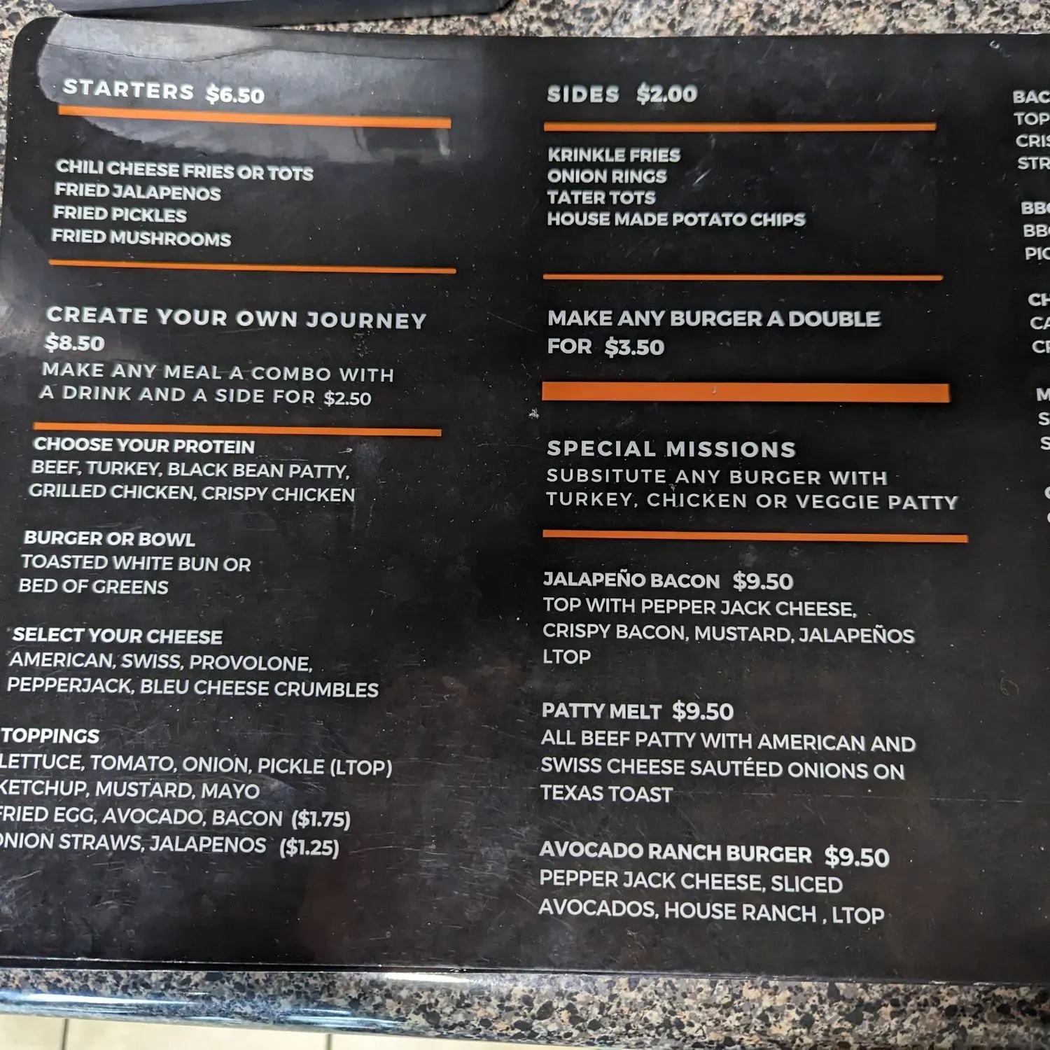 Menu 3