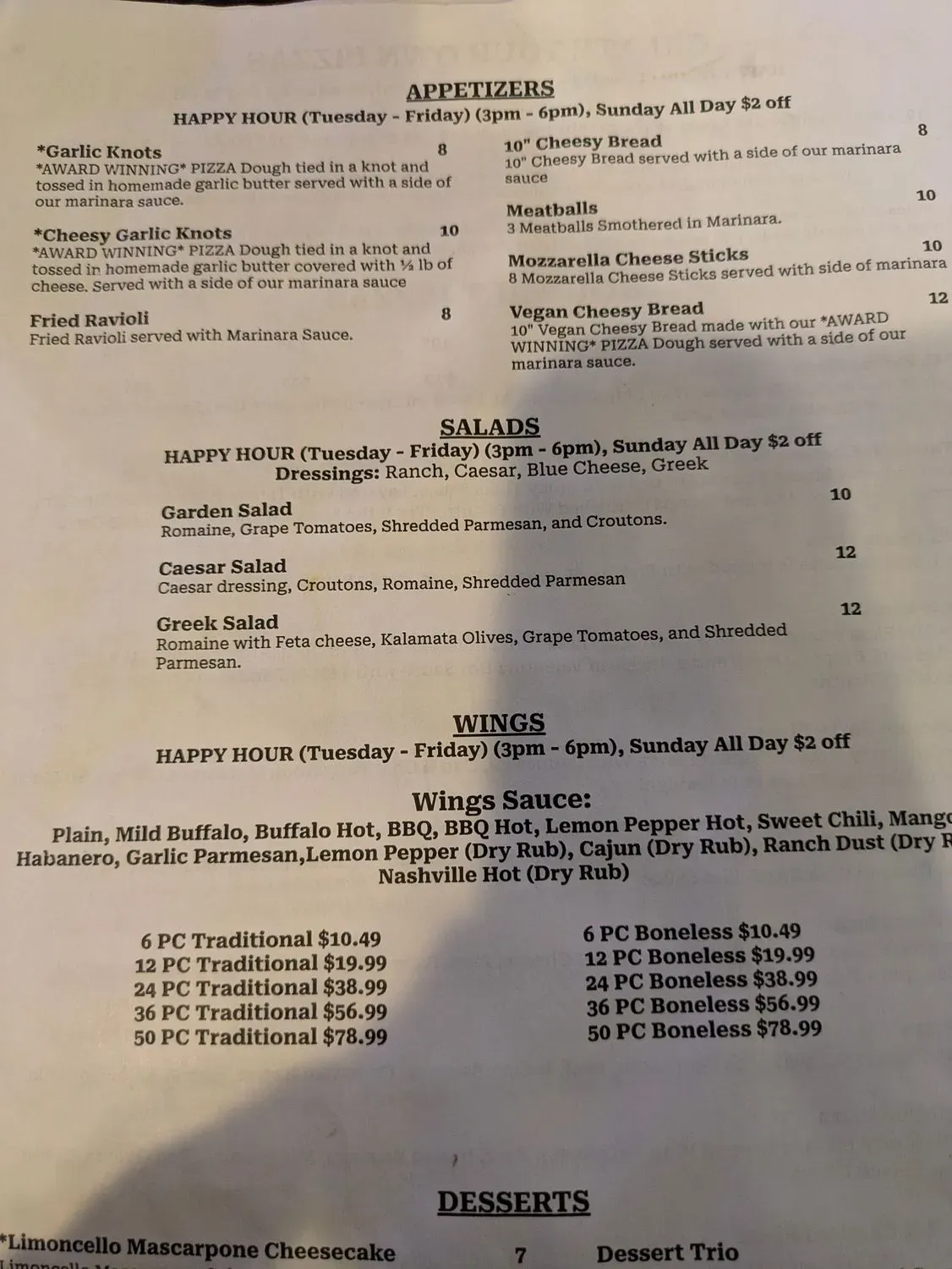 Menu 6