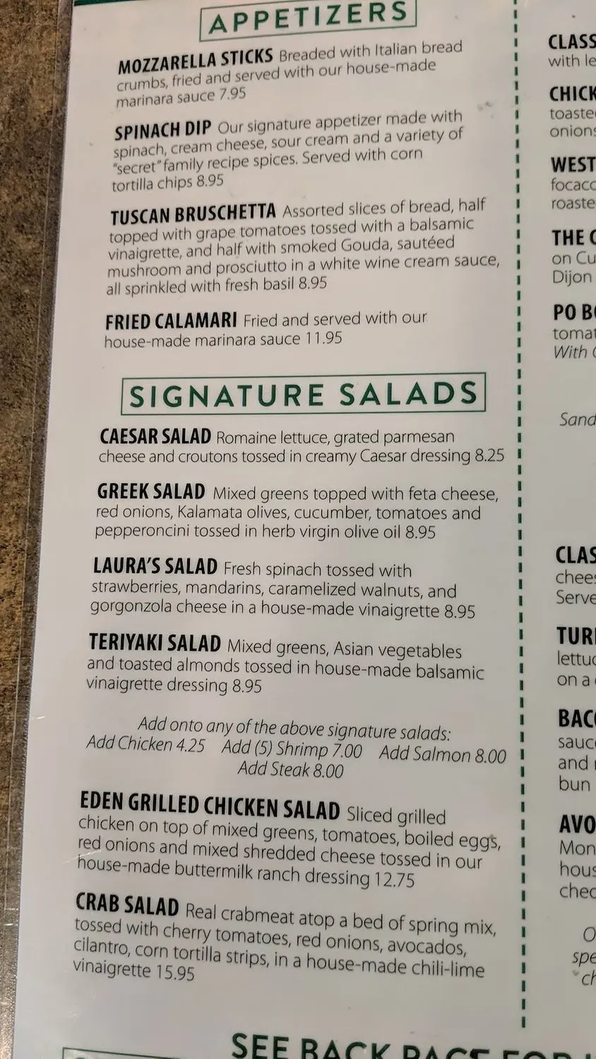 Menu 5