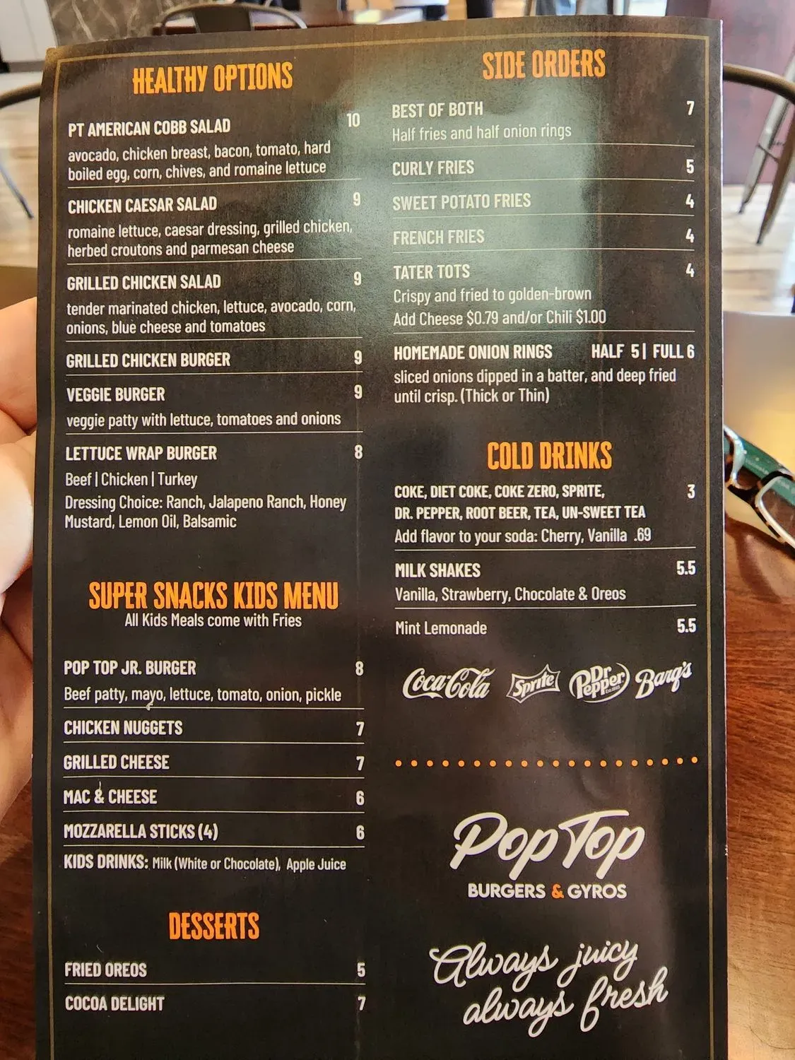 Menu 2