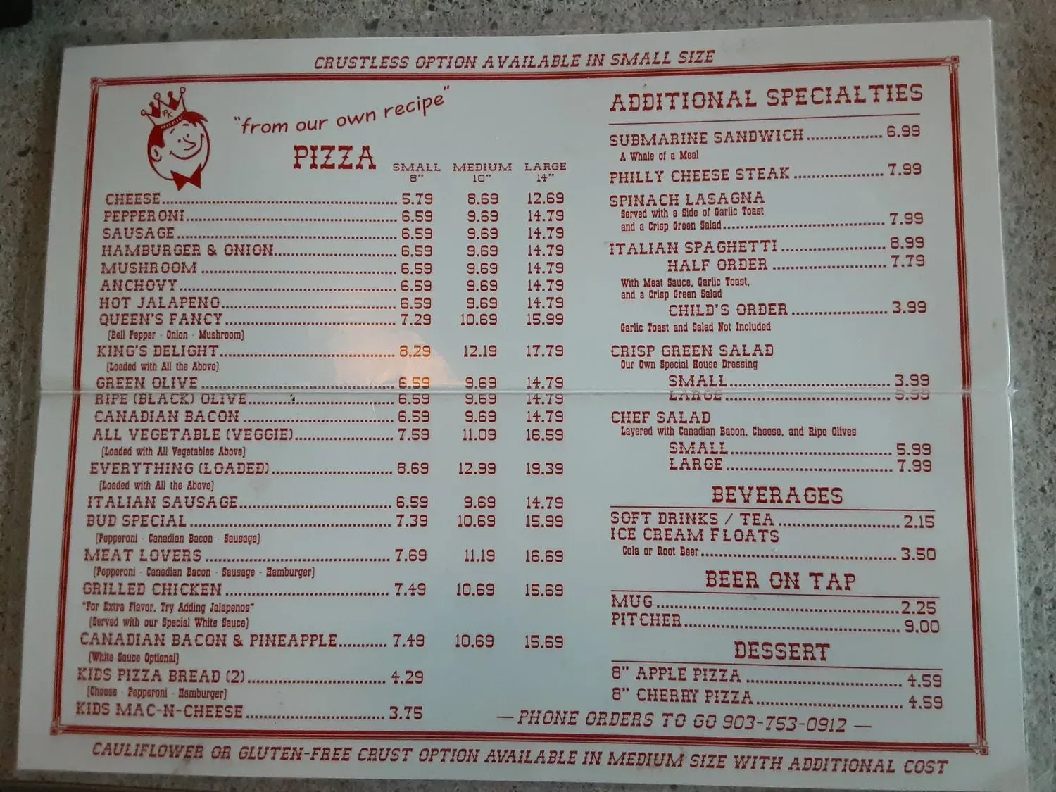 Menu 3